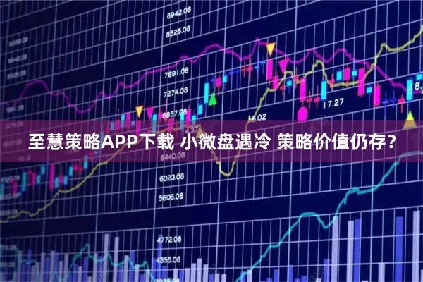 至慧策略APP下载 小微盘遇冷 策略价值仍存?
